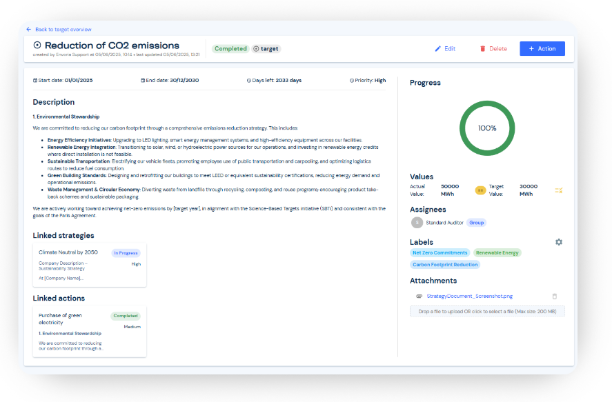 Taregt Details Envoria Strategy Software