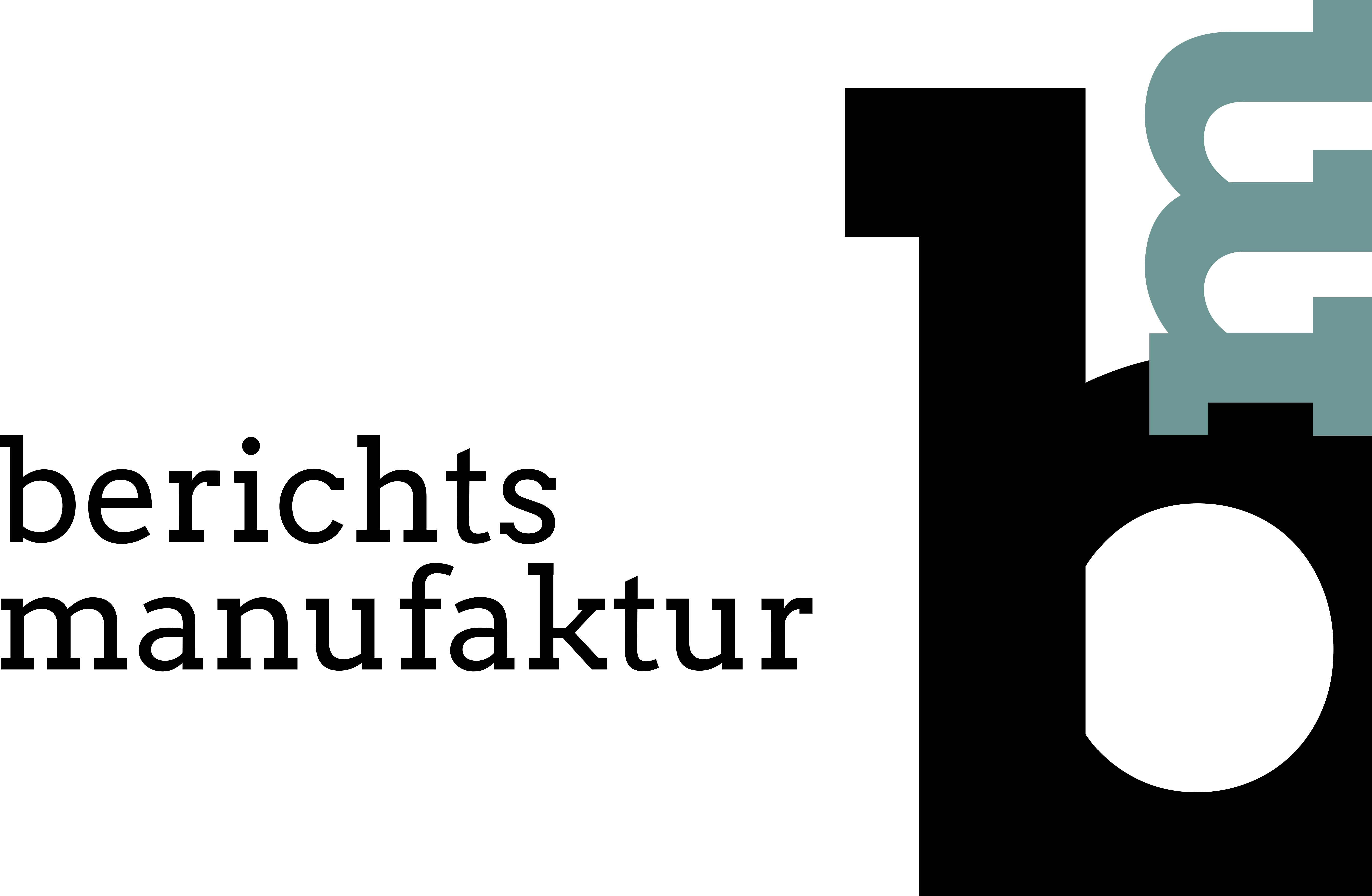 Logo Berichtsmanufaktur neu